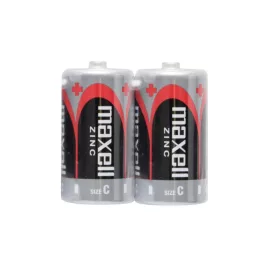 Maxell R14 C Batterie, halblang, Baby, 1,5V, 2 Stk./Packung