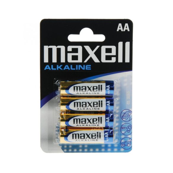 Maxell LR6 AA Batterie, Alkaline, 1,5V, 4 Stk./Packung