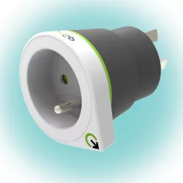   Q2POWER 1.200220 Reiseadapter, Frankreich zu Australien, Abfahrtsland: FR, Zielland: AUS/CHI