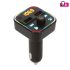 SAL FMBT 18RGB Auto-Freisprecheinrichtung und Ladegerät, 5 in 1, FM-Modulator, Doppel-USB-Schnellladegerät, Spannungsmesser, Bassverstärkungstaste
