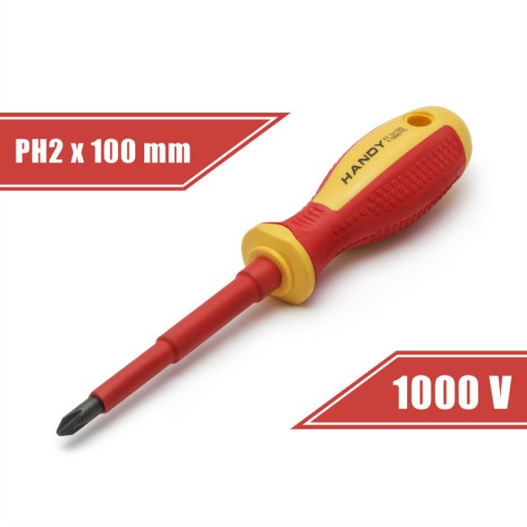 Handy Schraubendreher - PH2 x 6 x 100 mm - bis 1000V isoliert