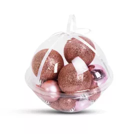   Family Weihnachtsbaumschmuck Set - Kugel - 3 - 6 cm - 16 Stk / Set