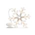 Family LED-Dekoration - Schneeflocke - 16 x 19 cm - warmweiß - 3 x AA