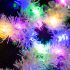 Family Weihnachtsdekoration - irisierende, bunte LED-Schneeflocke - 32 cm - batteriebetrieben