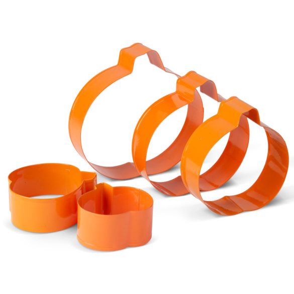 Keksausstecher-Set - Kürbisform - 5-teilig