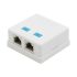 Wandsteckdose - Doppel, 8P8C FTP Cat.5