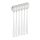 Edelstahl Kaffeelöffel / Latte Macchiato Löffel - 186 x 30 mm - 6 Stück / Packung