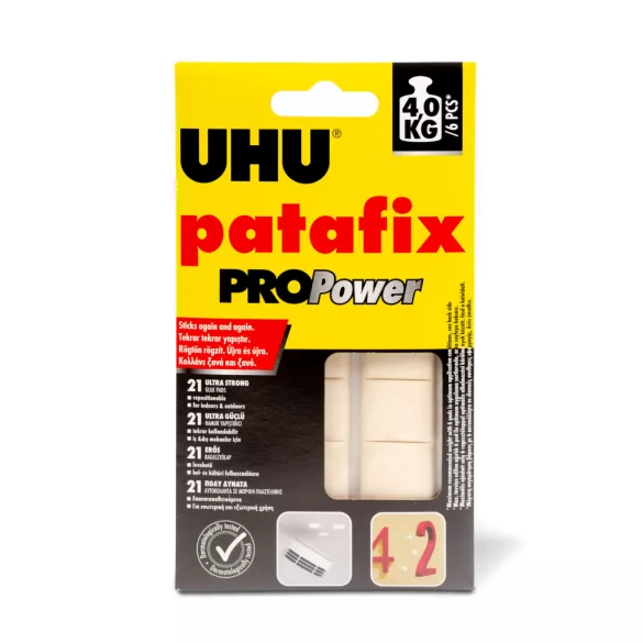 UHU UHU Patafix PROPower - schwarze Knetkleber - 21 Stk./Packung