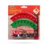 Family Weihnachtskleinbahn - aufziehbar - rot / grün - 20 cm