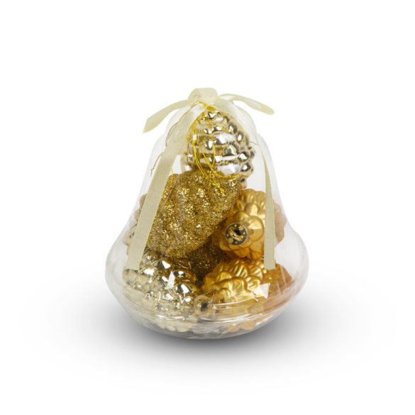 Family Weihnachtsbaumschmuck-Set - Gold - 6 Stk./Set