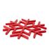 Family Silikon-Untersetzer - Schneekristall - Rot - 17 cm