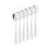 Edelstahl-Kaffeelöffel / Dessertlöffel - 137 x 30 mm - 6 Stk./Packung