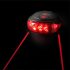 Fahrradlicht, Fahrradlampe, Laser-Rücklicht