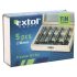 EXTOL CRAFT Scharnierfräser-Set 5-tlg. TITAN-beschichtet; 15, 20, 25, 30, 35mm