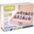 EXTOL CRAFT Oberfräse-Set 12-tlg., kleines Set (in Holzbox); 8 mm Spannaufnahme