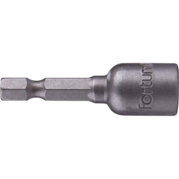 FORTUM Stecknuss für Sechskantschrauben; 13×48mm, 1/4' Sechskantaufnahme, CV, magnetisch