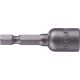 FORTUM Stecknuss für Sechskantschrauben; 13×48mm, 1/4' Sechskantaufnahme, CV, magnetisch