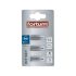FORTUM Flachbit-Set, 3 Stk., S2 Stahl; 3×25mm, Blisterverpackung
