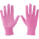 EXTOL LADY Strickhandschuh, rosa, PE, weiße PVC-Punkte, Größe: 7', Extol Lady