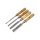 EXTOL PREMIUM Holzmeißel-Set, CV; 4 Stk., 6-12-20-25mm HRC56-62, Eschenholzgriff