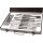 EXTOL PREMIUM Betonbohrer- und Meißelset SDS PLUS; 14-teilig, 5/110mm, 6,8,10/160mm, 8,10,12/210mm, 10,12,14/260mm, flach 20,40, spitz,