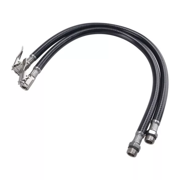 EXTOL PREMIUM Pneumatikschlauch, 2 Stk., für Reifenfüllpistole, max. 8 Bar, G 1/4 Gewindeanschluss