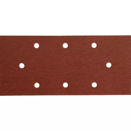   EXTOL PREMIUM Schleifpapier, Klettverschluss, 93×190 mm, 8 Löcher Set P80, 10 Stk./Pkg, für 407115