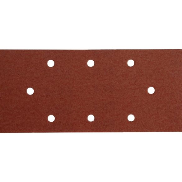 EXTOL PREMIUM Schleifpapier, Klettverschluss, 93×190 mm, 8 Löcher, P100, 10 Stk./Pkg, für 407115