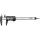 EXTOL CRAFT Digitaler Messschieber; 0,01×150mm, mit Tiefenmesser, Kunststoff, Genauigkeit ±0,2 mm