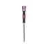 EXTOL PREMIUM Metallfeile 200mm Vierkant, T12 Stahl, Hieb 2, fein, TPR-Gummigriff