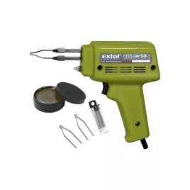 EXTOL CRAFT Lötkolben im Koffer, 230V~50 Hz, 100W