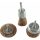 EXTOL CRAFT Drahtbürsten-Set; 6mm Schaft, für Bohrmaschine, max. 4500 U/min