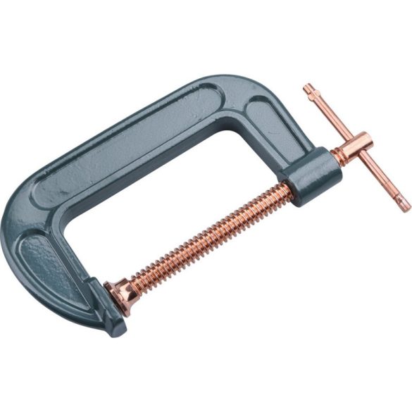 EXTOL PREMIUM C-Klemme 100mm, kupferbeschichtet