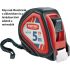 EXTOL PREMIUM Maßband, gummiert, 1 Stop, 10m×25mm