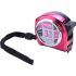 EXTOL LADY Maßband, gummiert, 1-Stopp; rosa, 3m×16mm, Extol Lady