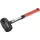EXTOL PREMIUM Gummihammer mit Fiberglasstiel, schwarzer Gummi; 50 mm, 0,28 kg