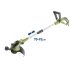 EXTOL CRAFT Elektrische Rasentrimmer 550W, Teleskopstiel: 70-92 cm, 30 cm Durchmesser, 10.000 U/min, Kartonverpackung