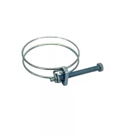   Doppel-Drahtklemme 055mm, verstellbar, für 2"-Spiralverstärkung-Saugschlauch