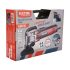 EXTOL PRMIUM Multifunktionswerkzeug, 400W; regelbare Schwingzahl: 15.000-22.000/min, 5 austauschbare Köpfe, 1,5 kg