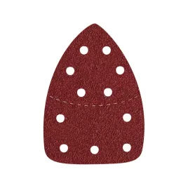   EXTOL PREMIUM Delta-Schleifpapier, gelocht Set 10 Stk., 149×105 mm; 11 Löcher, P180, für Schleifmaschine 8894002