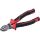 EXTOL PREMIUM Seitenschneider, 190mm, dualer rot/schwarzer TPR-Griff, 20% mehr Kraft, Aufhängungshalterung