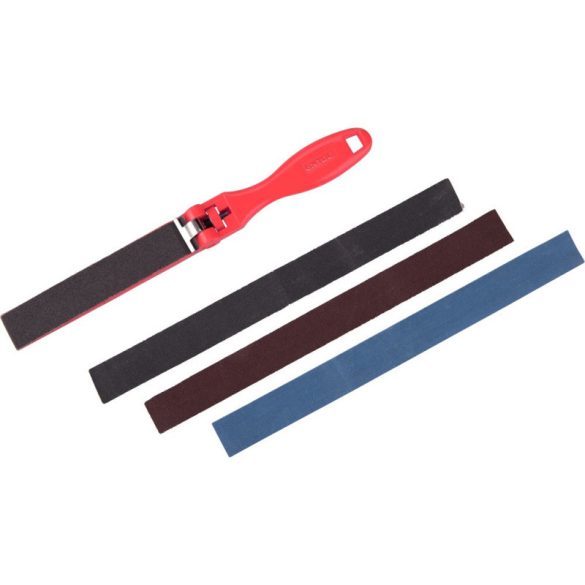 EXTOL PREMIUM Handschleifer flach, (Feile) mit austauschbarem Schleifband, ABS Kunststoff