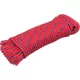 EXTOL PREMIUM Seil, geflochten, rot, 6mm×20m, PP