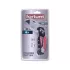 FORTUM PVC-Schneidemesser, 4 Klingen, klappbarer ALU-Griff, schneller Klingenwechsel