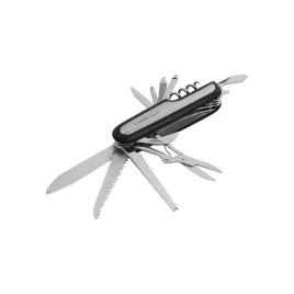   EXTOL CRAFT Taschenmesser, 11 Funktionen, Metall/Kunststoffgriff, Klingenlänge 90mm