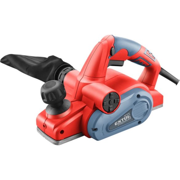 EXTOL PREMIUM Hobelmaschine 710W, 16.500 U/min, Messer: 82mm, Tiefe: 0-2,0 mm, Falzen: 0-7,0 mm