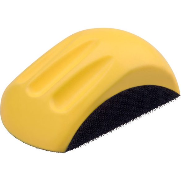 EXTOL PREMIUM Handschleifblock für 125 mm Schleifscheibe, Klettverschluss, Polyurethan