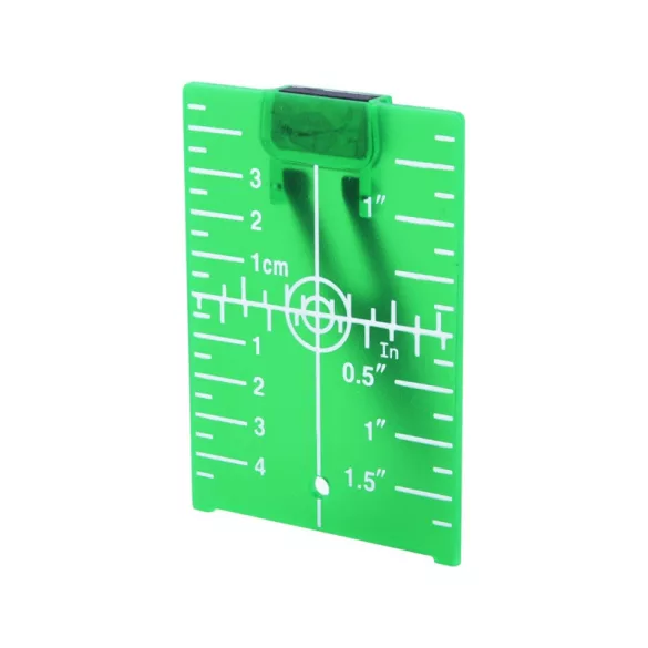 EXTOL PREMIUM Laser-Zieltafel für Wasserwaagen, GRÜN, 105×75mm