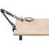 EXTOL LIGHT LED-Lupenlampe, Tischmodell, Schwarz, 7 W COB, 2400 Lm, 5× Vergrößerung; mechanisch verstellbare Halterung, USB-Ladekabel
