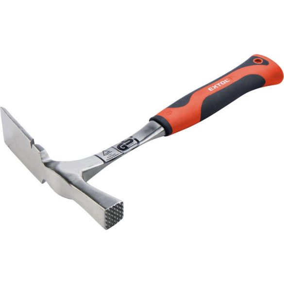EXTOL PREMIUM Maurerhammer Berliner Art, mit Nagelzieher; einteilig geschmiedeter Griff, 600g